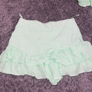 ZARA polka dot skort